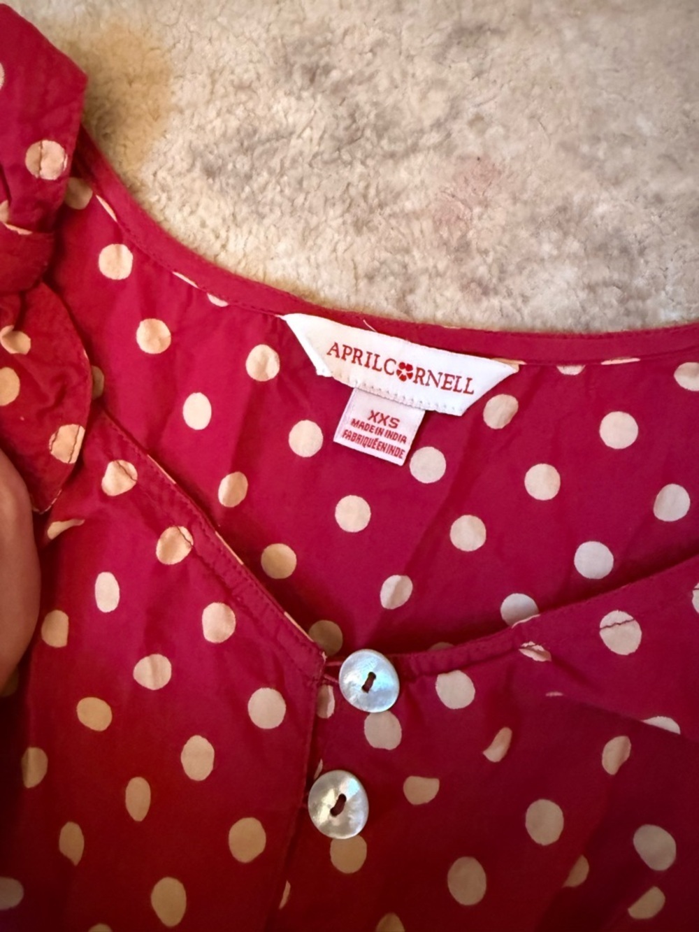 April Cornell Molly Polka Dot Dress - Picture 10 of 15